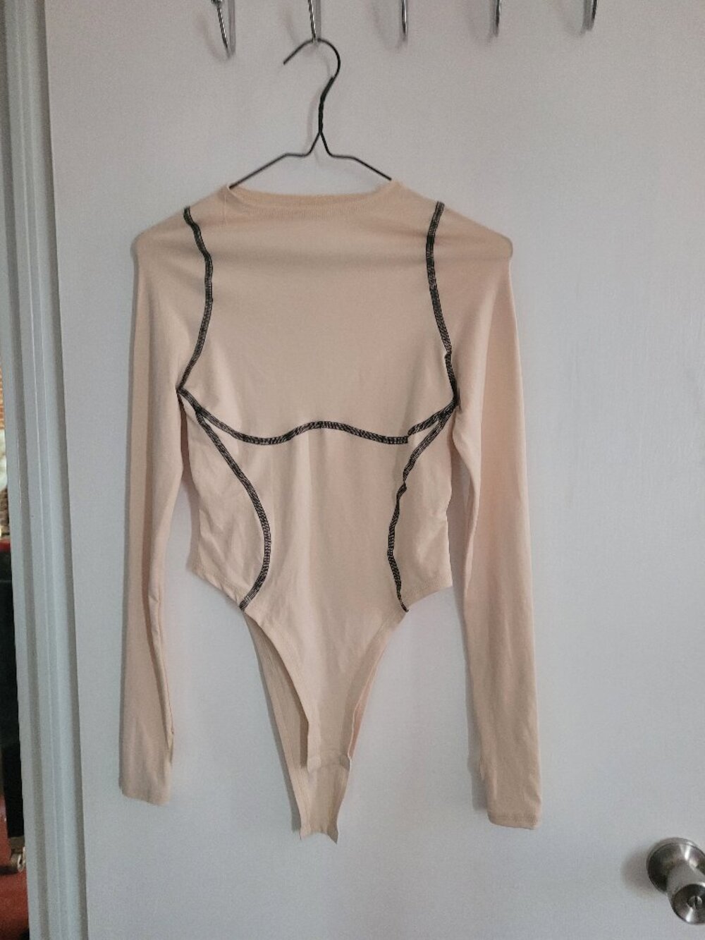 Cute Stylish Beige bodysuit